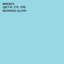 #98D8E4 - Morning Glory Color Image